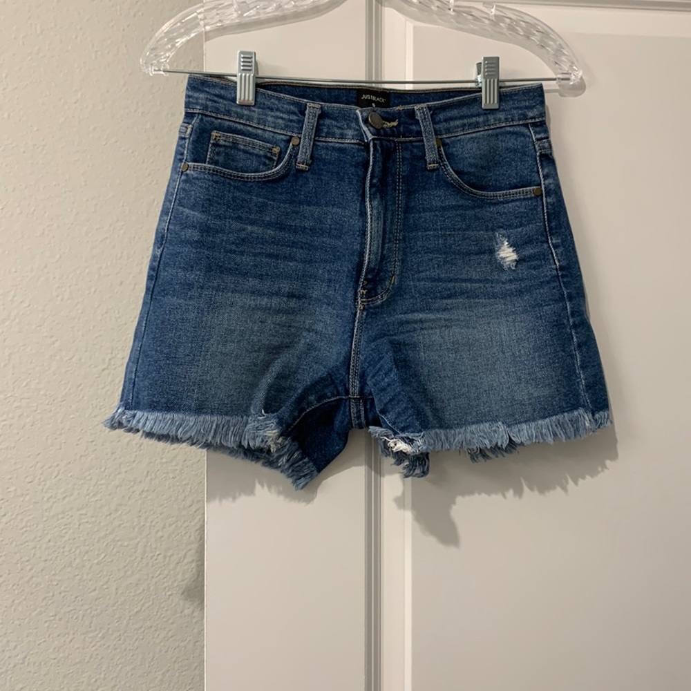 Just Black Jean Shorts